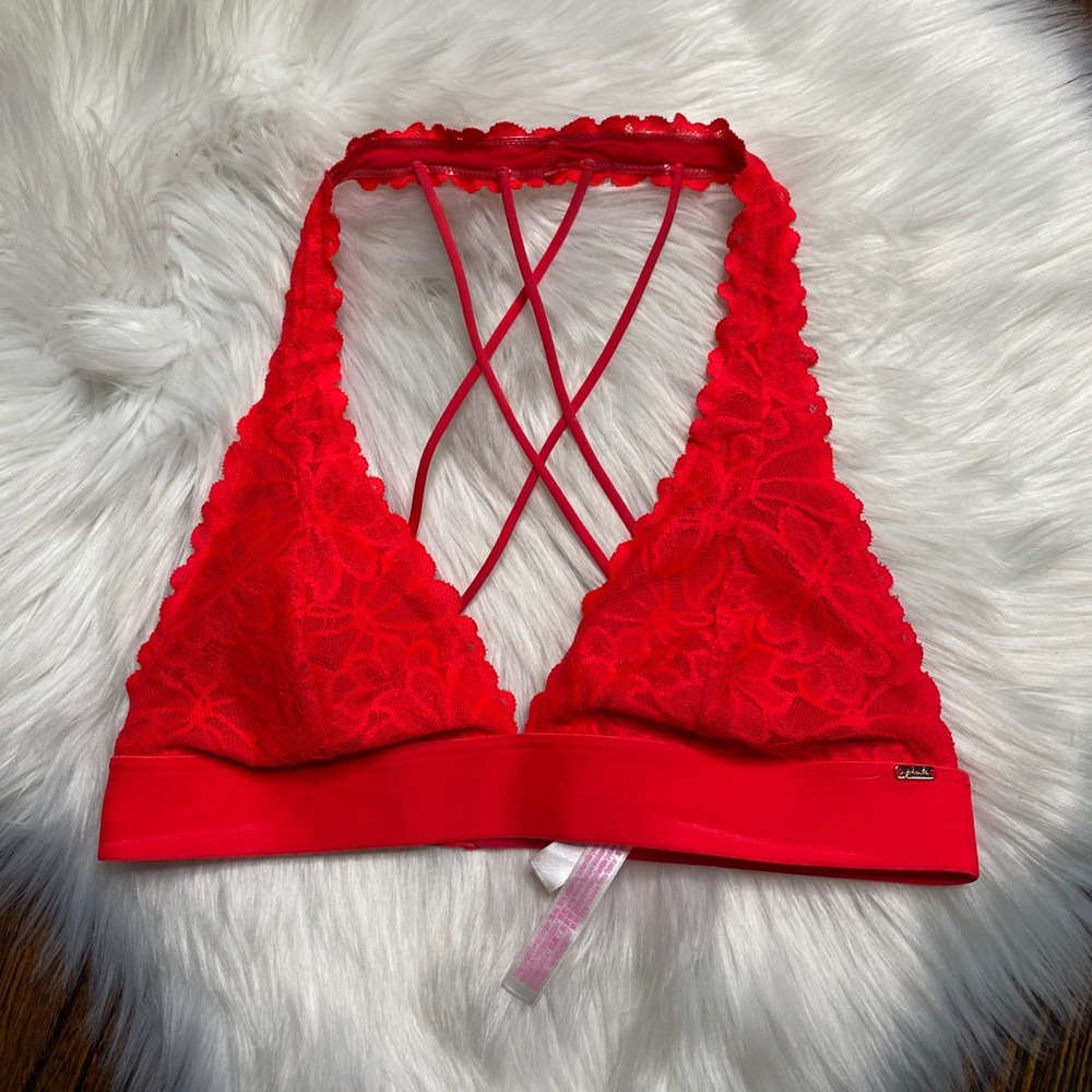Victoria’s Secret PINK red bralette